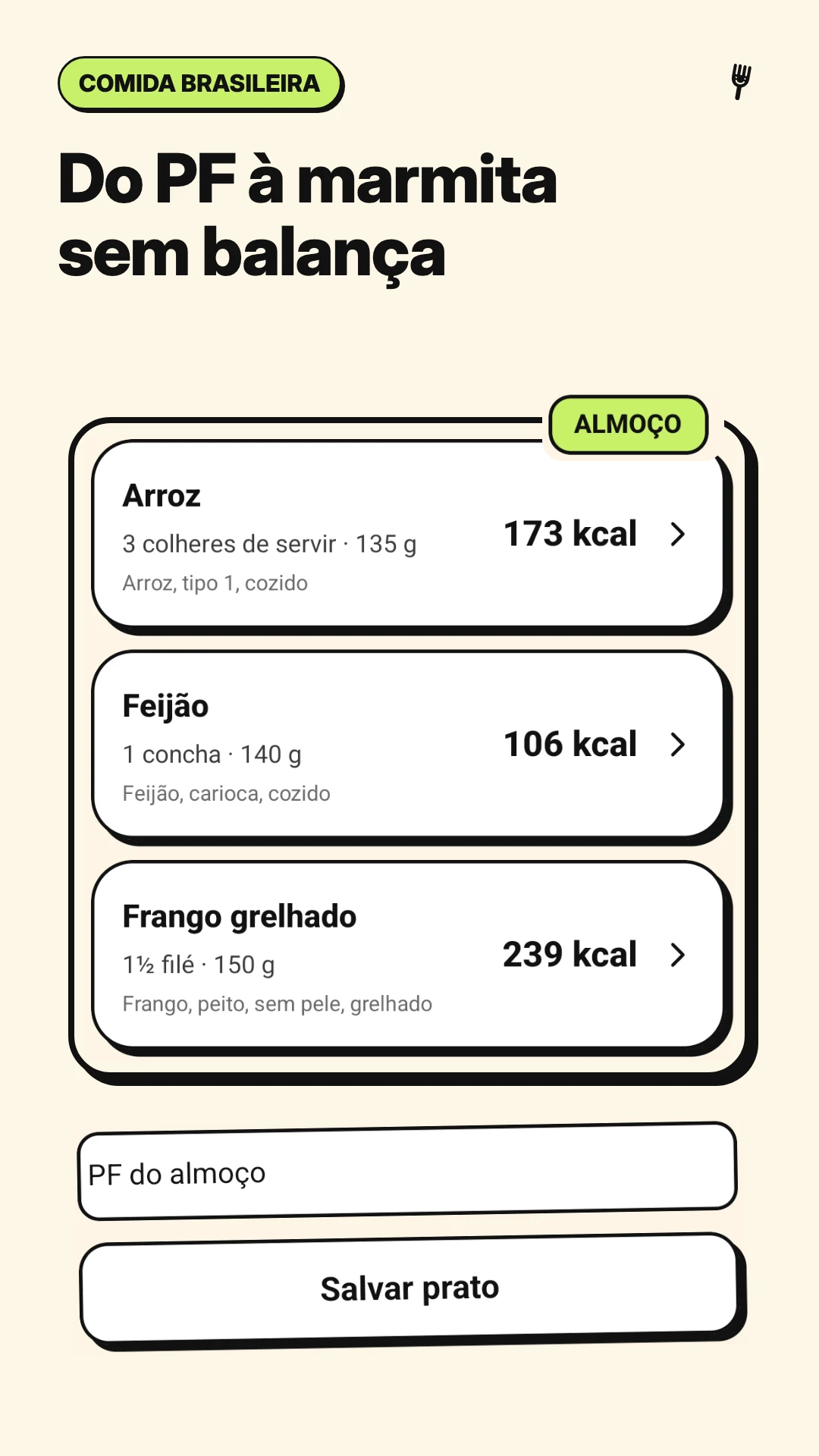 Do PF à marmita sem balança