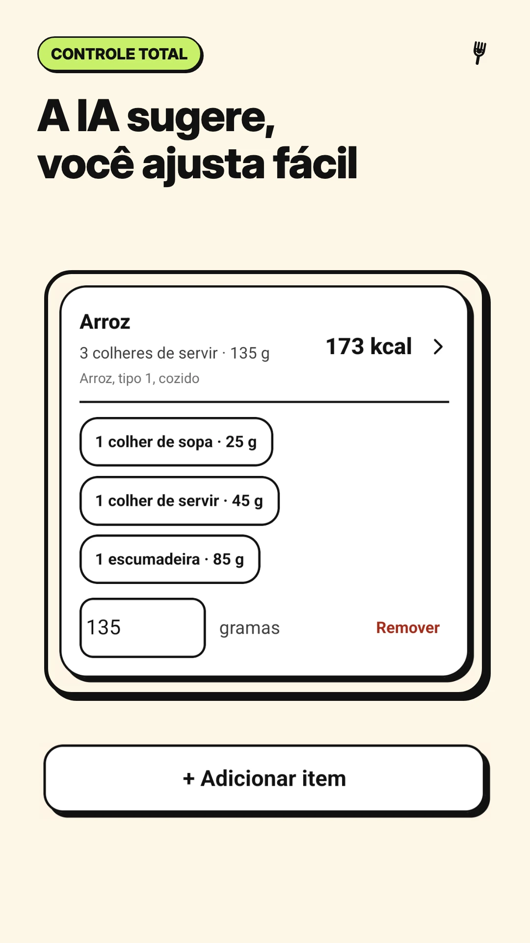 A IA sugere, você ajusta fácil